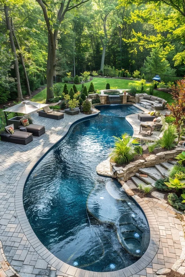 Luxury Poolside Landscaping